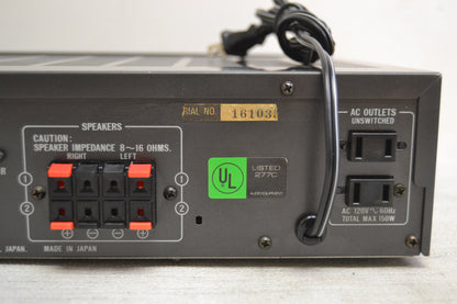 JVC RX-1 Stereo Receiver * 30W RMS * Fully Serviced
