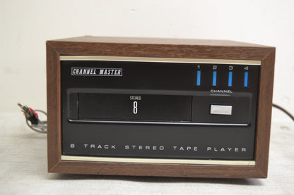 Channel Master 8 Track Player * Fully Serviced * New Belts