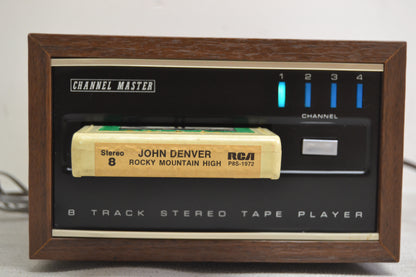 Channel Master 8 Track Player * Fully Serviced * New Belts