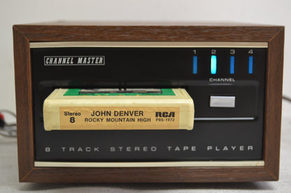 Channel Master 8 Track Player * Fully Serviced * New Belts