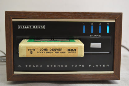 Channel Master 8 Track Player * Fully Serviced * New Belts
