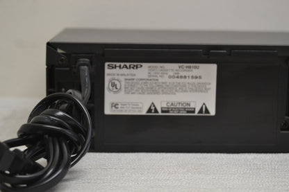 Sharp VC-H810 Video Cassette Recorder * HiFi Stereo * Fully Serviced