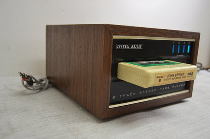 Channel Master 8 Track Player * Fully Serviced * New Belts