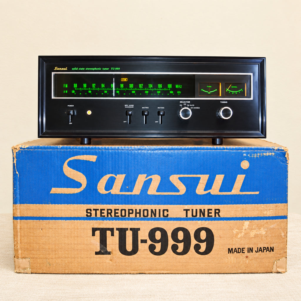Sansui TU-999  AM/FM Solid State Stereophonic Tuner (1970-71) * Manual * Box * Fully Serviced