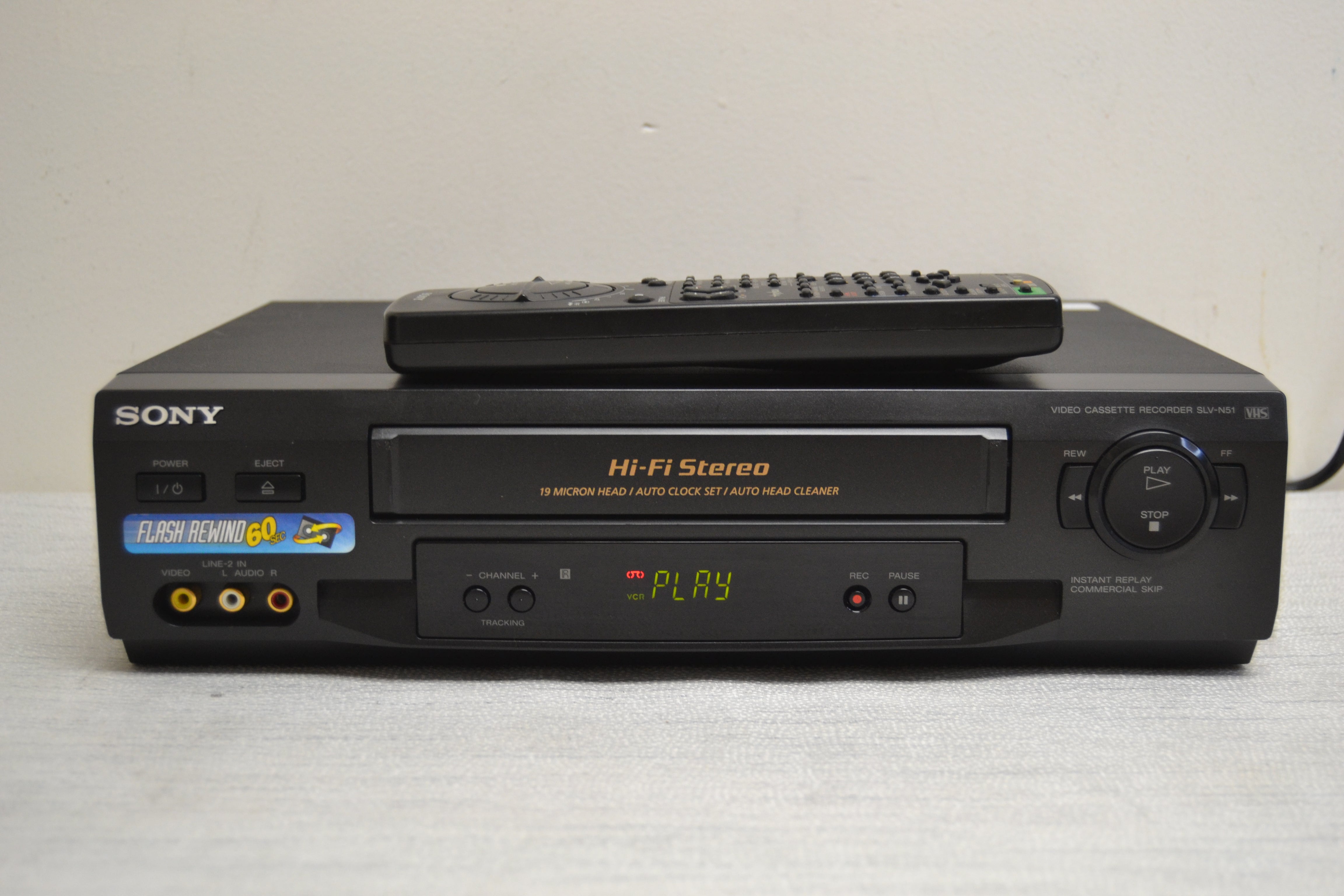 Sony SLV-N51 Video Cassette Recorder * HiFi Stereo * Remote Control * Fully Serviced