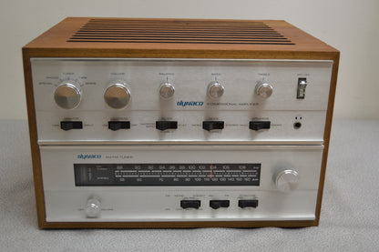 Dynaco Set // Sca 80Q Integrated Amplifier / AF6 Stereo Tuner * Original Wood Case