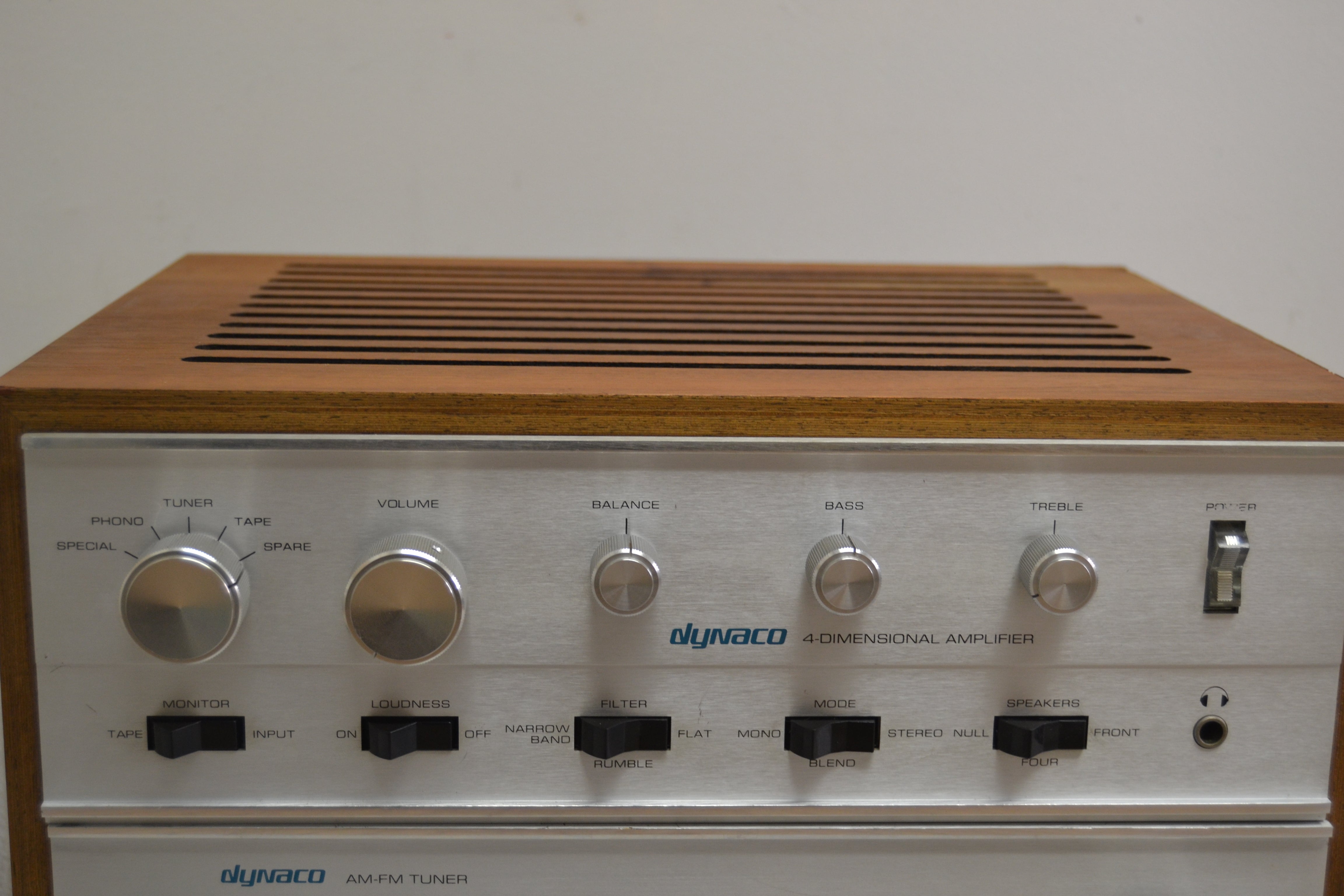 Dynaco Set // Sca 80Q Integrated Amplifier / AF6 Stereo Tuner * Original Wood Case