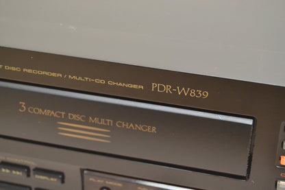 Pioneer PDR-W839  Compact Disc Changer / Recorder (2000-06)