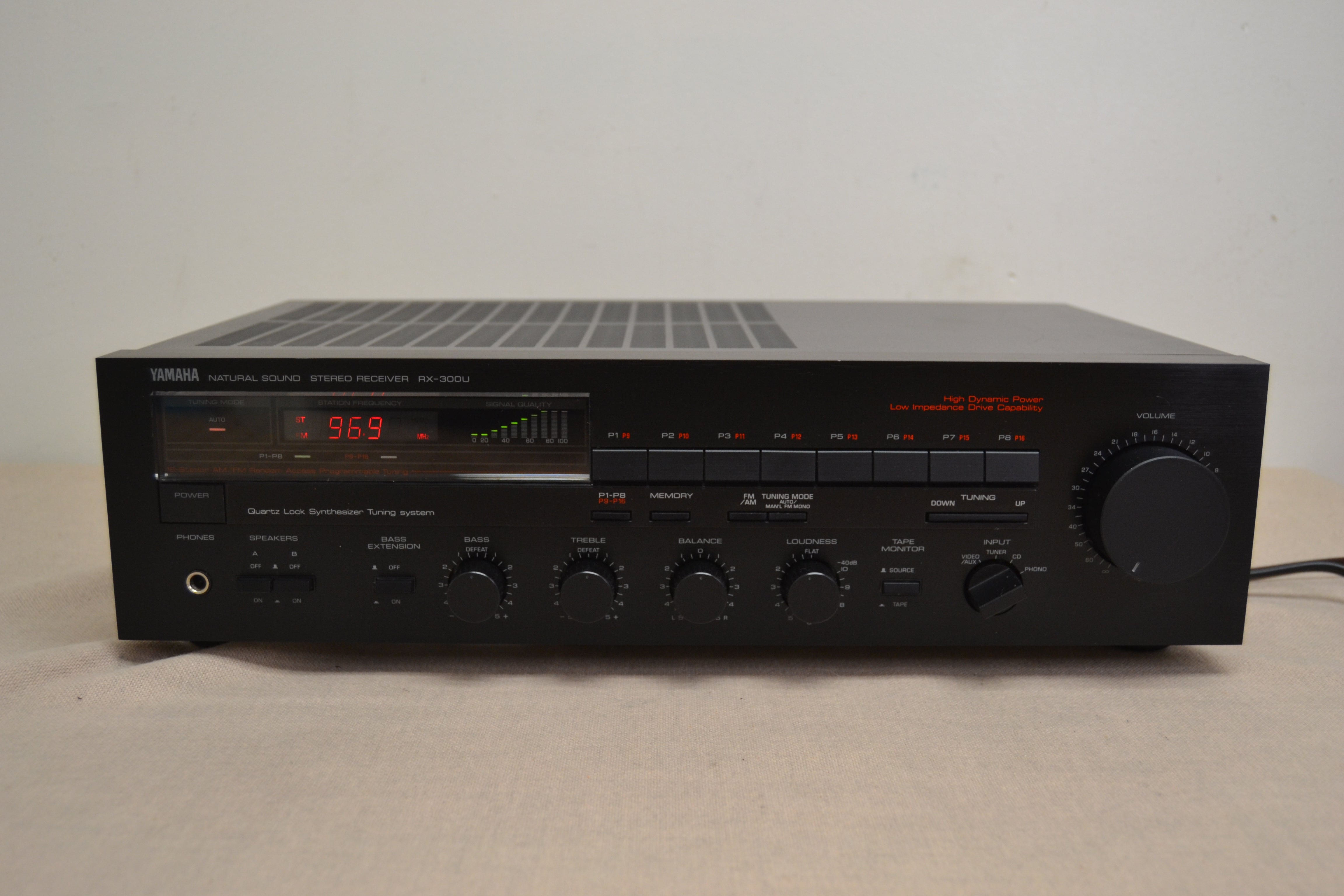 Yamaha RX-300U Stereo Receiver * 33W RMS * 1987