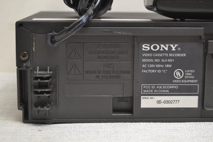 Sony SLV-N51 Video Cassette Recorder * HiFi Stereo * Remote Control * Fully Serviced