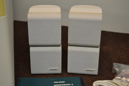 Bose Acoustimass 5 Series II * Box * Manual * Wires * Wall Hooks