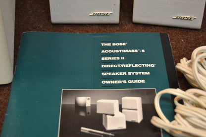 Bose Acoustimass 5 Series II * Box * Manual * Wires * Wall Hooks