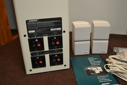 Bose Acoustimass 5 Series II * Box * Manual * Wires * Wall Hooks