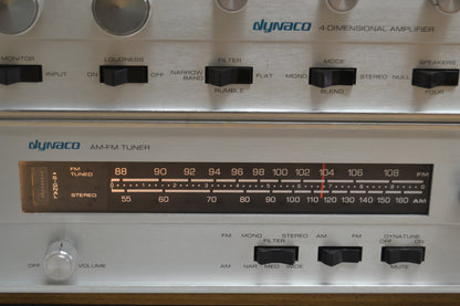 Dynaco Set // Sca 80Q Integrated Amplifier / AF6 Stereo Tuner * Original Wood Case