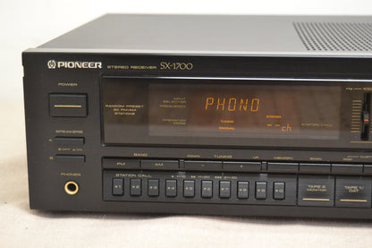 Pioneer SX-1700 Stereo Receiver * 40W RMS * 1989