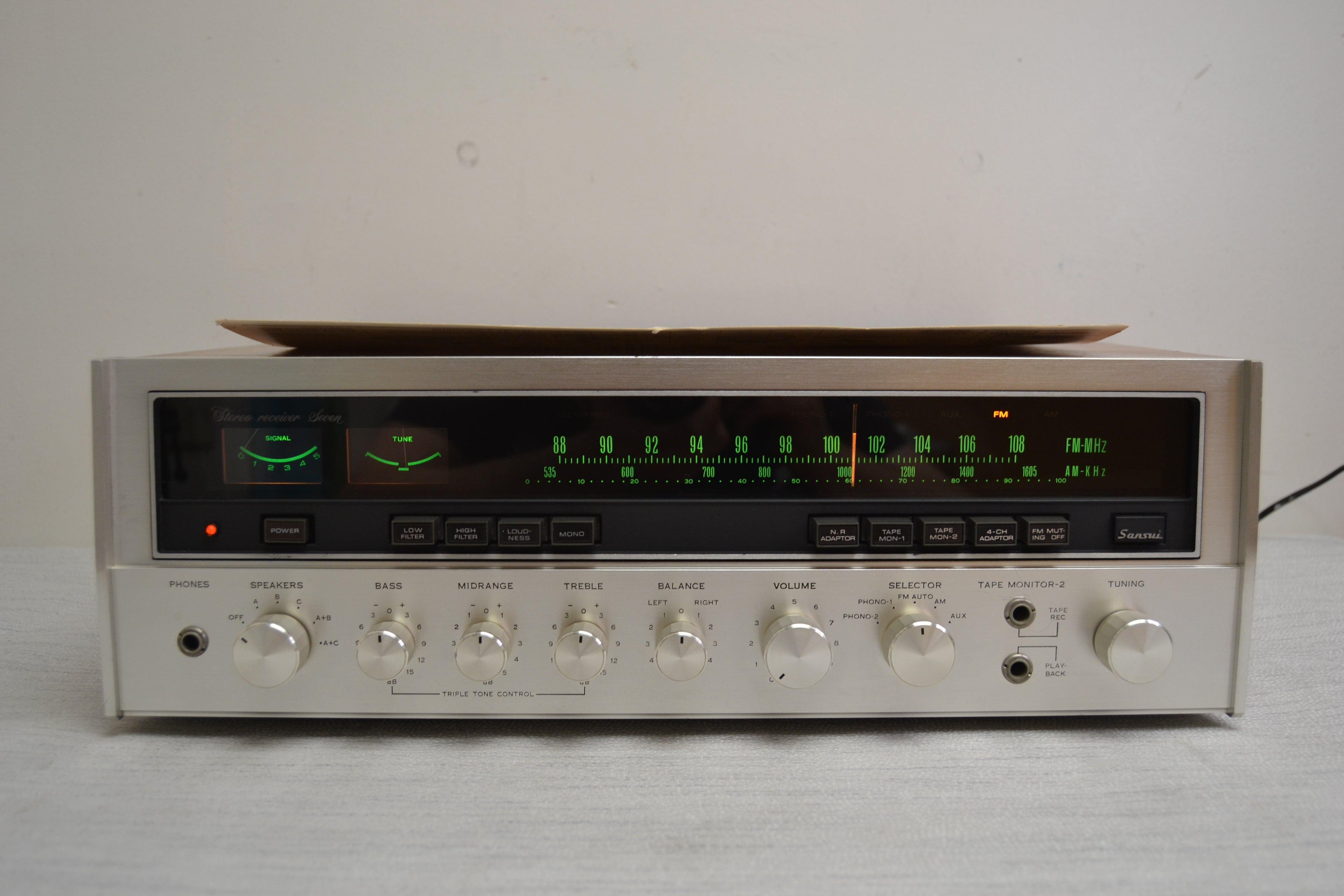 Sansui Seven Stereo Receiver * 40W RMS * Fully Serviced *