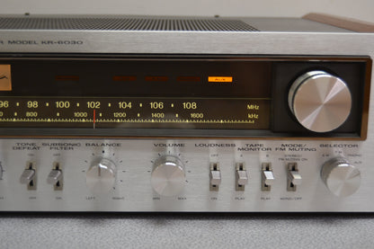 Kenwood KR-6030  AM/FM Stereo Receiver (1978-80) * 80W RMS