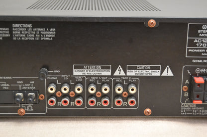 Pioneer SX-1700 Stereo Receiver * 40W RMS * 1989