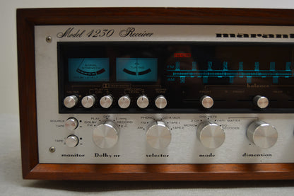 Marantz 4230  Stereo 2 + Quadradial 4 Receiver (1973-77) * 30W * Original Wood Case * Box * Manual * MINT !!!!! * Fully Serviced