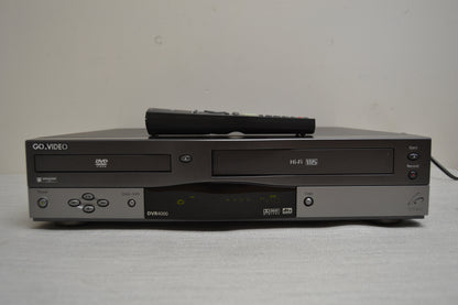 GO Video DVR4000 Dual Deck DVD/VCR * Remote * HiFi Stereo * Fully Serviced