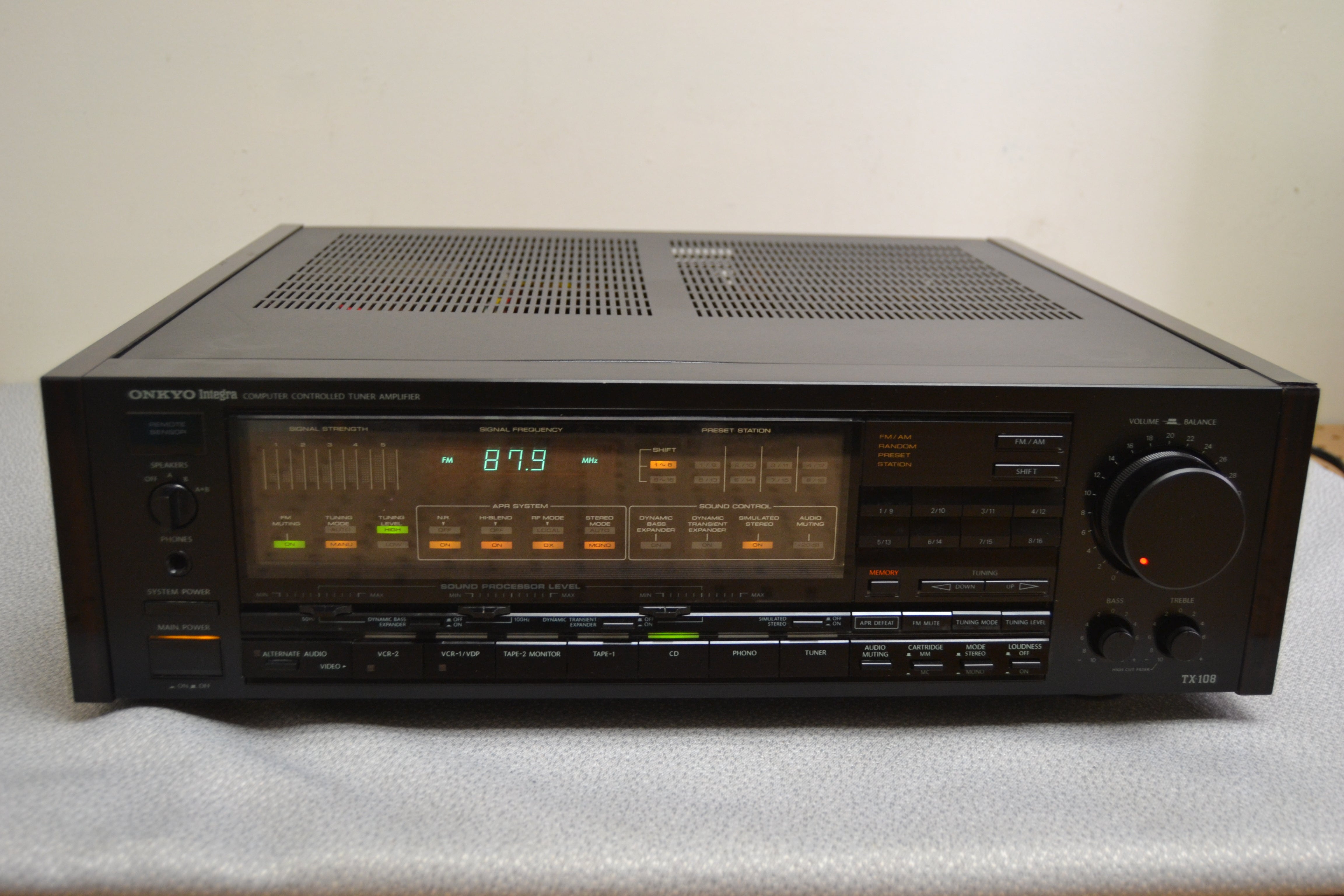 Onkyo TX-108 Stereo Receiver * 100W RMS * 1985