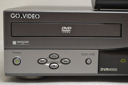 GO Video DVR4000 Dual Deck DVD/VCR * Remote * HiFi Stereo * Fully Serviced