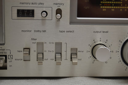 Technics RS-M63 Single Cassette Deck * 3 Heads * Fully Serviced * New Belts * Box