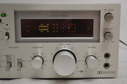 Technics RS-M63 Single Cassette Deck * 3 Heads * Fully Serviced * New Belts * Box