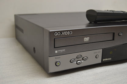GO Video DVR4000 Dual Deck DVD/VCR * Remote * HiFi Stereo * Fully Serviced