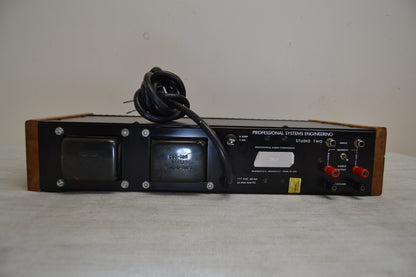 PSE Professional Studio Engineering Model Two Power Amplifier * Fully Serviced * 80W RMS