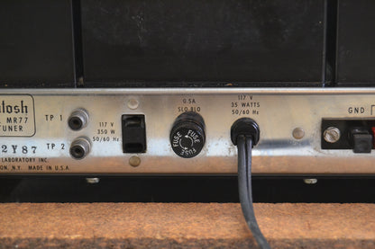 McIntosh MR-77 Stereo Tuner * 1972 * Original Wood Case