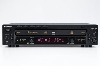 Sony RCD-W500C Cd Changer 5 Discs and CD Recorder * Remote * Fully Serviced