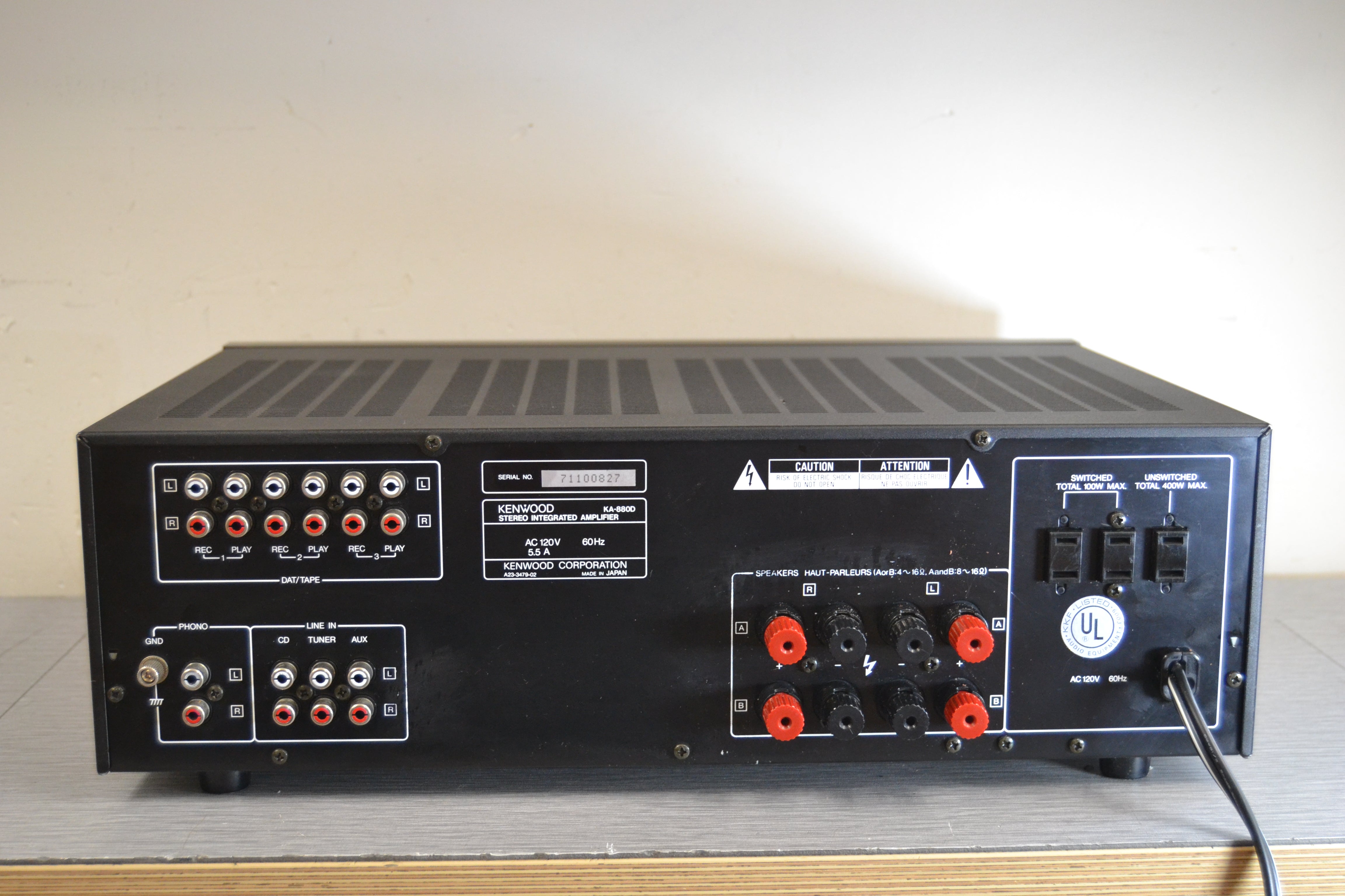 KENWOOD KA-880D プリメインアンプ KENWOOD STEREO プリメインアンプ KA-880 D KENWOOD STEREO