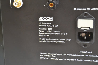 Adcom GFA-5500 Power Amplifier * 200W RMS * 1995