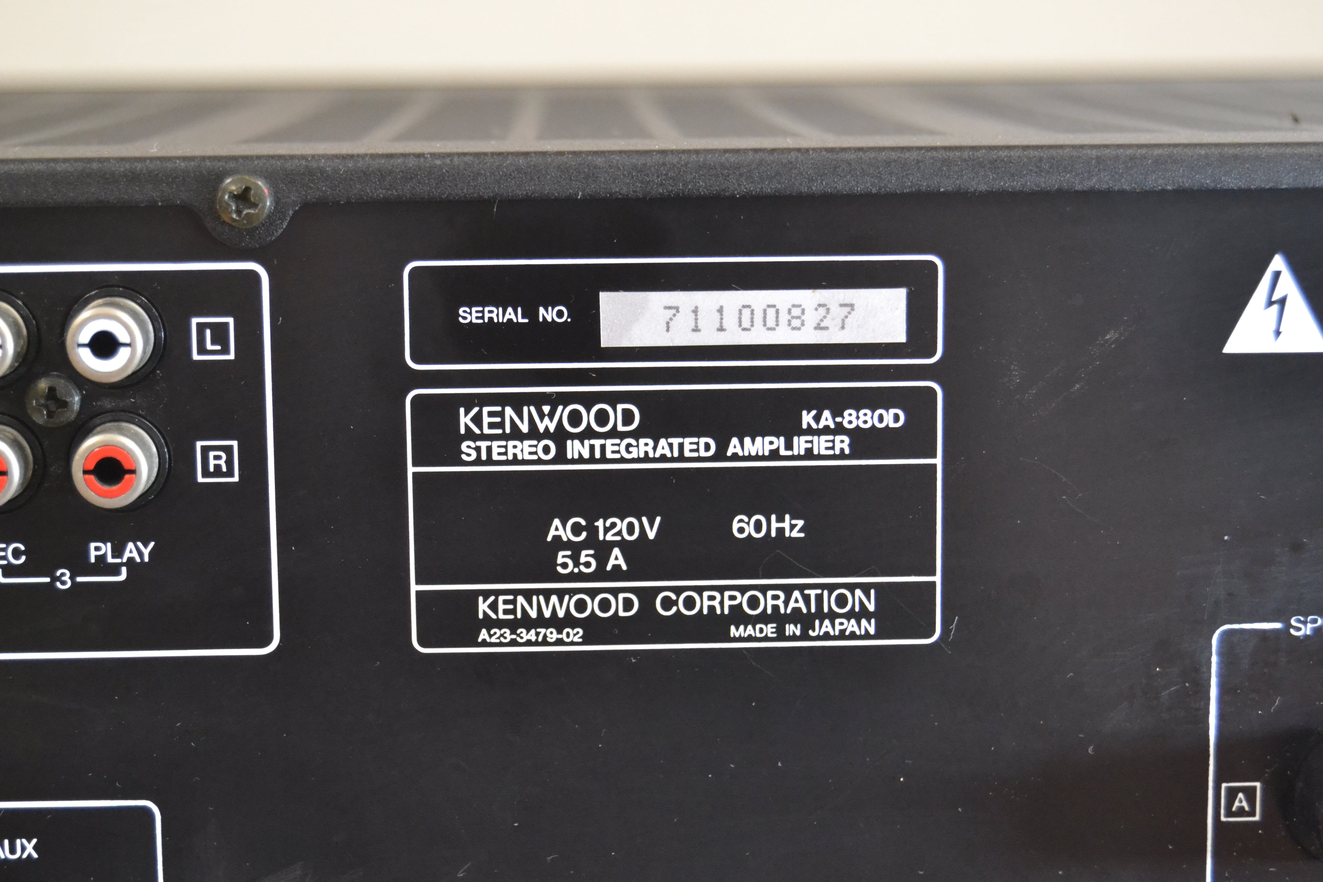 整備済 KENWOOD ケンウッド プリメインアンプ KA-880D KENWOOD KA-880D STEREO INTEGRATED AMPLIFIER | eBay