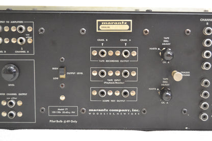 Marantz Model 7T Stereo Preamplifier * Fully Serviced - Restored and Recapped * NEW Heiukko Solid Wood Case