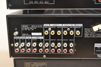 Sony Stack ! TA-E741 Preamplifier - ST-JX741 Tuner - N110 Power Amplifier