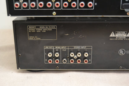 Sony Stack ! TA-E741 Preamplifier - ST-JX741 Tuner - N110 Power Amplifier