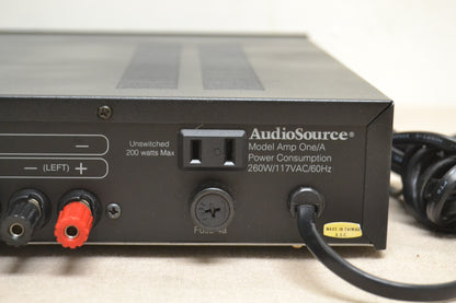 AudioSource Amp One/A Stereo Power Amplifier * 80W RMS * 1999