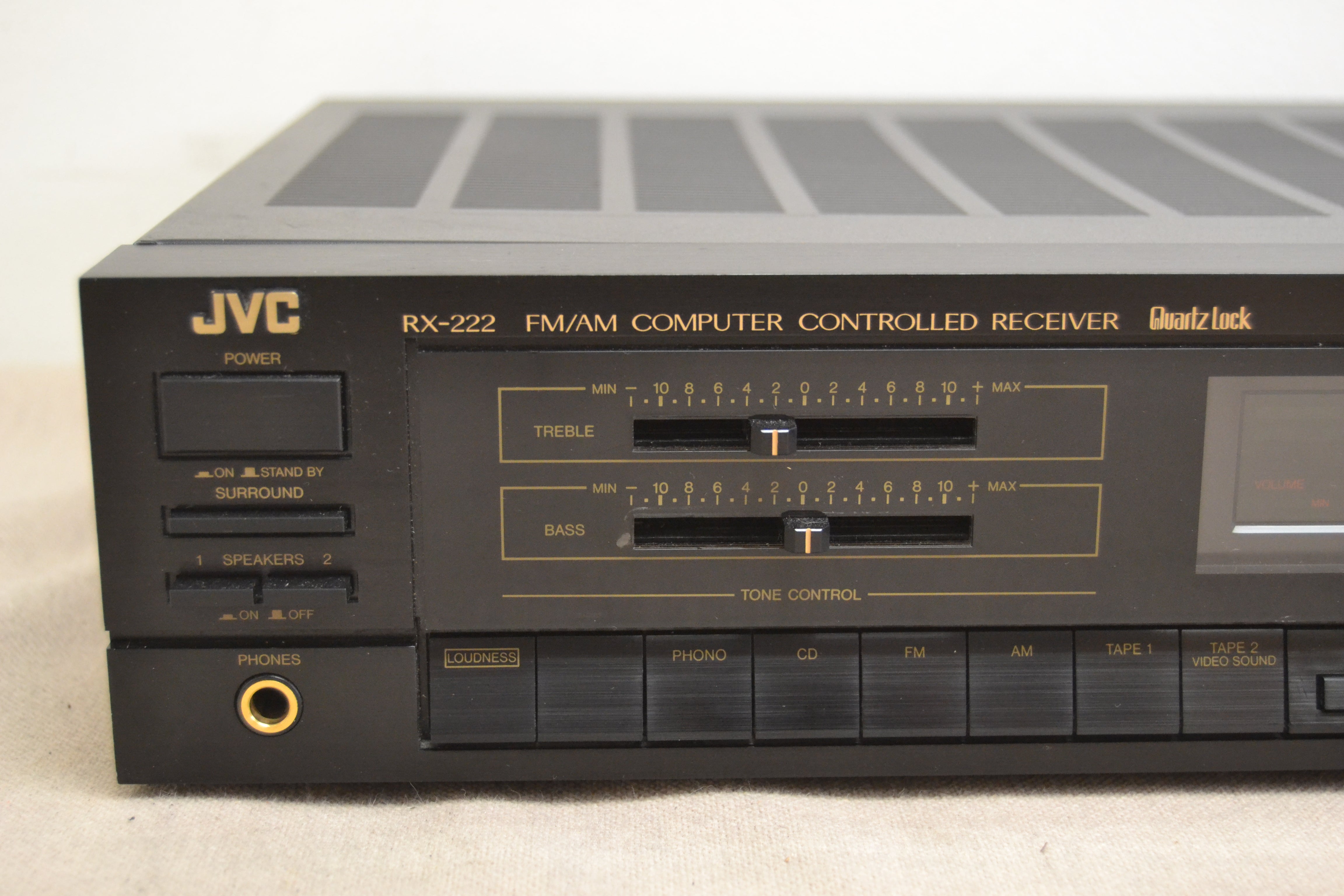 JVC RX-222 Stereo Receiver * 35W RMS * Fully Serviced