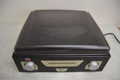 LCM rc1970A Stereo Record Player with AM/FM Tuner