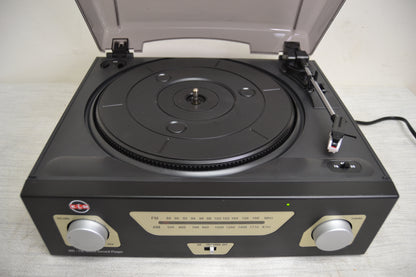 LCM rc1970A Stereo Record Player with AM/FM Tuner