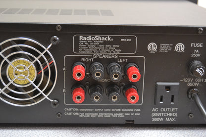 Radio Shack MPA-250 Stereo Power Amplifier