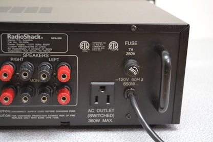 Radio Shack MPA-250 Stereo Power Amplifier