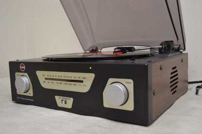 LCM rc1970A Stereo Record Player with AM/FM Tuner