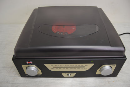 LCM rc1970A Stereo Record Player with AM/FM Tuner