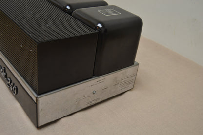 McIntosh MC240 Stereo Power Amplifier * Fully Recapped & Rebuilt * McIntosh (GE) tubes at 100%