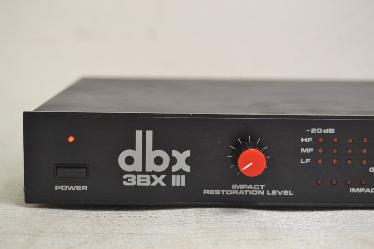 DBX 3BX III 3-Band Dynamic Range Expander * Fully Serviced to Factory Specs !