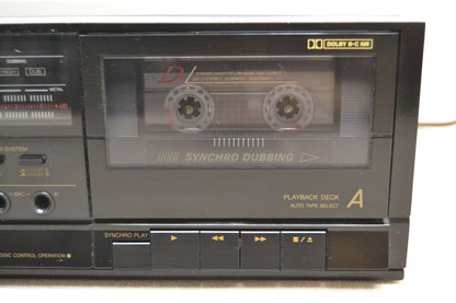 JVC TD-W222 Double Cassette Deck * Fully Serviced * New Belts