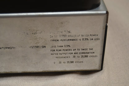 McIntosh MC240 Stereo Power Amplifier * Fully Recapped & Rebuilt * McIntosh (GE) tubes at 100%
